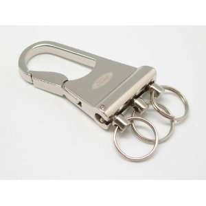  Metal Ford Car Keychain Polished Chrome With 3 Removable 