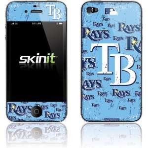 Skinit Tampa Bay Rays   Cap Logo Blast Vinyl Skin for Apple iPhone 4 