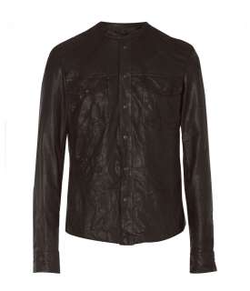 Demon Leather Shirt, , , AllSaints Spitalfields