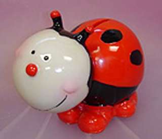 Bobble Head Ladybug Piggy Bank Funny Toys for Children  