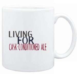 Mug White  living for Cask conditioned ale  Drinks  