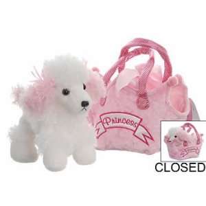  Plush Poodle and Pink Carrier Purse Toys & Games