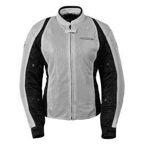  BREEZE 3.0 MOTORCYCLE JACKET BK/SL/WH SIZEMED Automotive