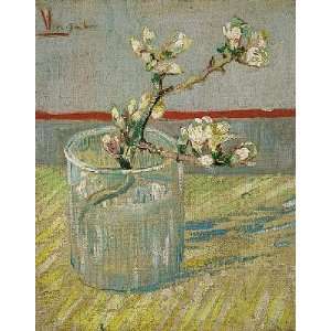  Sprig Of Flowering Almond In Glass Poster Print