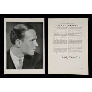 1930 William Haines Actor Silent Film Movie Star Print 