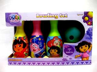 Brand New Nickelodeon Dora the Explorer Bowling Set  