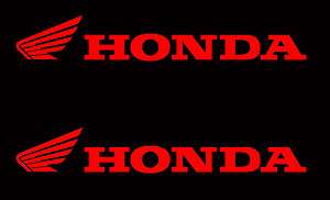 HONDA STICKER DECAL PACK MX CR CRF ATV MOTORCYCLE CBR FOUR TRAX AQUA 