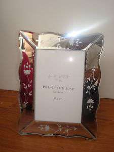 NEW Princess House Heritage Crystal Picture Frame 5x7  