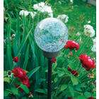 LUMISOL Solar Garden Light   Color Changing Glass Ball