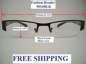 Fashion Reading Glasses Designer Style 9016 NEW +1.75  