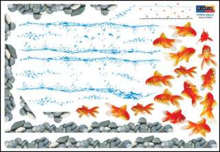 GOLDFISH Removable Wall Art Deco Mural Sticker SS58 231  