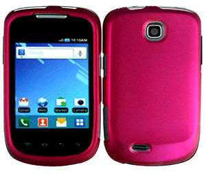 Pink Samsung Galaxy Mini GT S5570 Faceplate Snap on Phone Cover Hard 