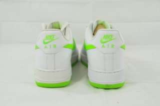 NIKE AIR FORCE 1 07 315122 109 WHITE ELECTRIC GREEN LIME (#2556) 12M 