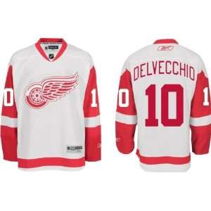  Delvecchio #10 Detroit Red Wings Reebok Premier ROAD 