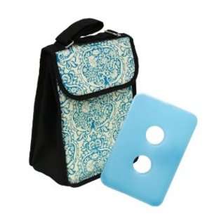 Fit & Fresh Fit And Fresh Classic Insulated Designer Lunch Bag, Blue 