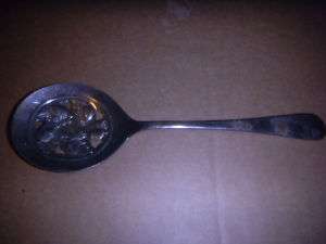 VINTAGE SHEFFIELD ENGLAND SILVER PLATED SERVING SPOON  