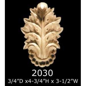  Handcarved, Budding Leaf Onlay (2030)