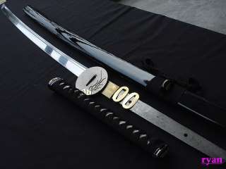 Orchid Tsuba HandMade Tempered blade Katana Sword Sharp Edge  