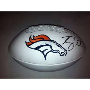 Tim Tebow Autographed Full Size Denver Broncos Commemorative Football 