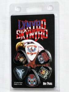 HOT PICKS Lynyrd Skynyrd 6 pack guitar PICKS   new  