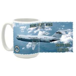  USAF Scott AFB 932nd Airlift Coffee Mug