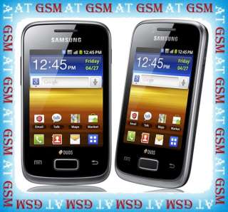 Samsung Galaxy Y DUOS GT S6102   Black UNLOCKED Smartphone  