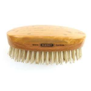   Oval Satinwood Pure White Bristle Hairbrush