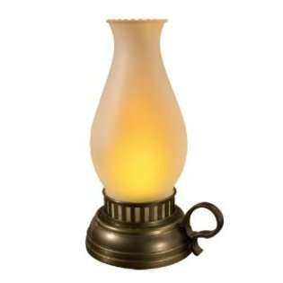 Inglow CG20089RB 8 Inch Tall Flameless Hurricane Lantern Candle with 