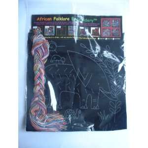  African Folklore Embroidery Kit Elephant AN 10 Arts 