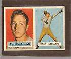 1957 Topps #113 Ted Marchibroda Steelers EXMT+