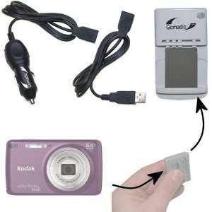 Portable External Battery Charging Kit for the Kodak EasyShare TOUCH 