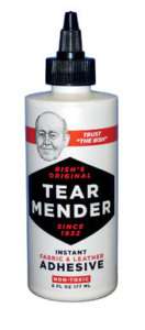 TEAR MENDER Fabric & Leather Adhesive 6oz. #TG 6 NEW  