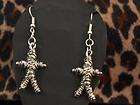 voodoo doll earrings goth wikka dark side 