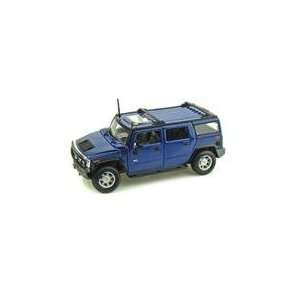  2003 Hummer H2 SUV 1/27 Blue Toys & Games