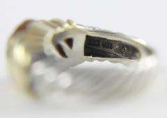 David Yurman Cable Citrine Capri Ring   Sterling Silver 14k 925 585 