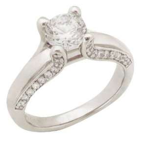   carats DIAMOND SOLITAIRE antique look ring gold new 