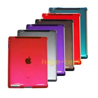 3x iPad 2 Snap On Hard Back Case Work w/ Smart Cover  