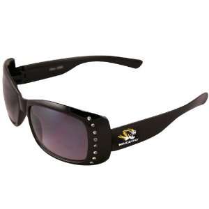 Missouri Tigers Black Rhinestone Fashion Sunglasses  