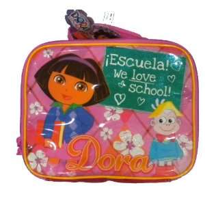  Dora and Boots Soft Glittery Insulated Lunchbox Escuela 