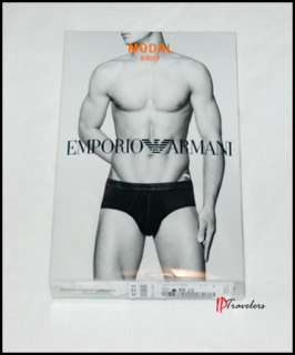Emporio Armani Mens Underwear Modal Brief White Large $22.50 NIB 