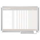     MasterVision In Out Magnetic Dry Erase Board, 36x24, Silver Frame