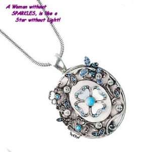 Park Lane NARNIA NECKLACE Pearl Blue Turquoise $76 2011  