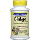 Natures Answer Ginkgo Biloba Leaf Extract Standardized 30 vegicaps 