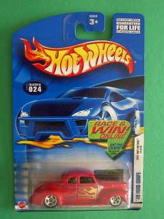 2002 First Edition Hot Wheels 40 Ford Coupe 12/42 #024 074299098901 