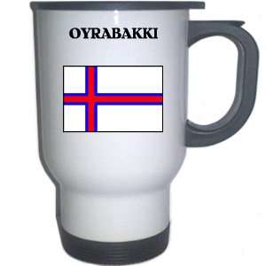  Faroe Islands   OYRABAKKI White Stainless Steel Mug 