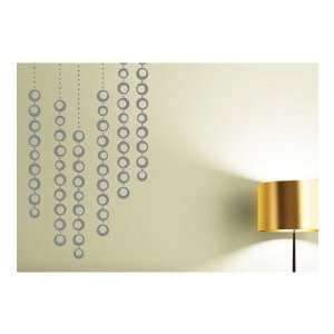  Spot Moon Pearls Wall Decal Color Silver