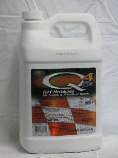 Q4 PLUS   1 GALLON   WEED & CRABGRASS CONTROL IN LAWNS   REPLACES 