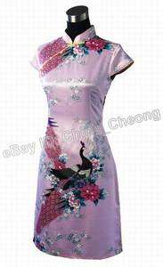 Chinese Womens Mini Cheongsam Evening Dress/Qipao  
