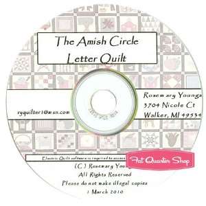  The Amish Circle Letter Quilt CD   Rosemary Youngs Arts 