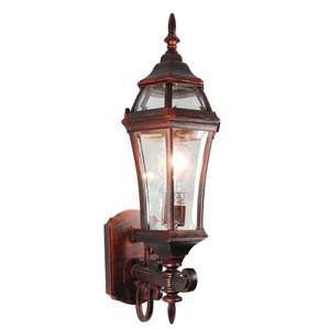 CLEAR OUTDOOR WALL SCONCE LIGHT LIGHTING_NEW 847263080215  